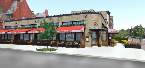 An artist's rendering of Le Diplomate