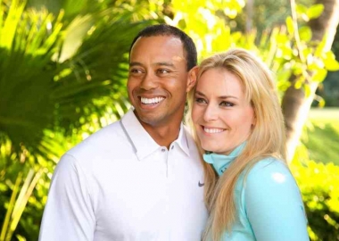 Tiger Woods and Lindsey Vonn