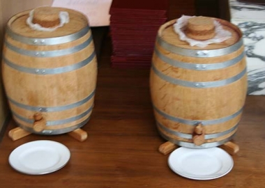 House made vinegar fills two oak barrels at Blue Duck Tavern (Mark Heckathorn/DC on Heels)
