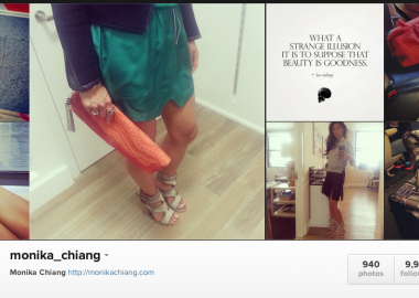 Designer Monika Chiang rocks awesome fashion, esp. heels. (www.instagram.com/monika_chiang)
