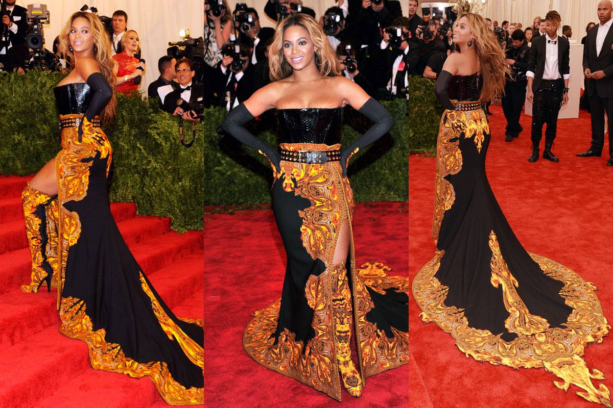 Beyonce at the Met Ball in New York City earlier this month.