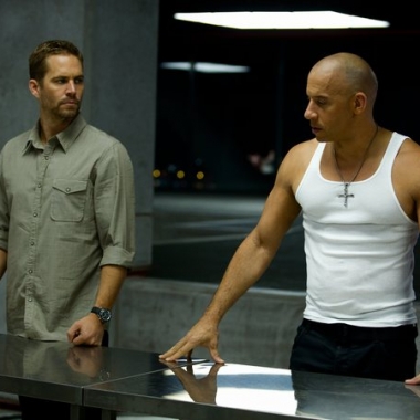Paul Wilson (left) and Vin Diesel start in Fast & Furious 6. (Universal Studios)