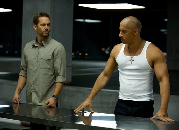 Paul Wilson (left) and Vin Diesel start in Fast & Furious 6. (Universal Studios)