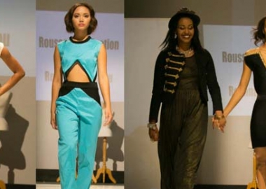 Fashions from a student fashion show