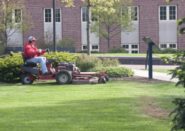 Both riding and push mowers can cause harm if not operated safely. (Patrick Mansell/Penn State)