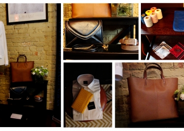 Beautiful leather bags, silk shirts and accessories. (Photos by Liz Parker/DC on Heels)