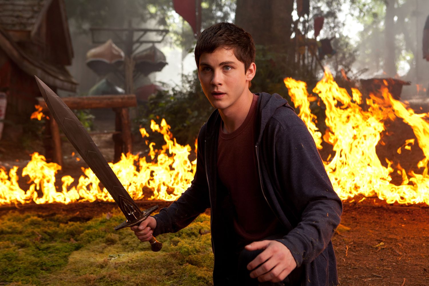 Logan Lerman reprises his lead role in Percy Jackson: Sea of Monsters (Photo courtesy of 21st Century Fox)