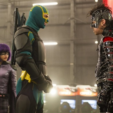 Hit Girl and Kick-Ass meet super villain The Mother F**ker. (Photo courtesy Universal Pictures)