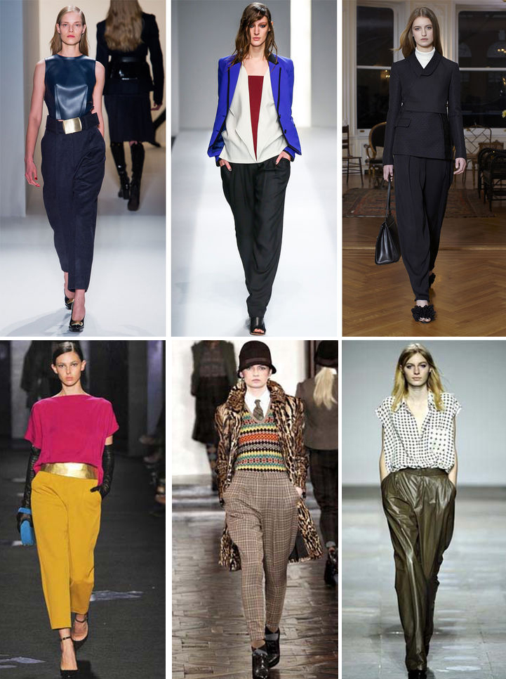Slouchy women's trousers. (Photos via fashionstyle.us)