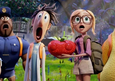 In Cloudy with a Chance of Meatballs 2, the food comes alive and takes over. (Photo: Sony Pictures)