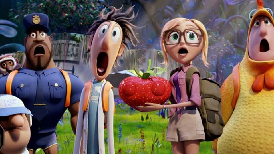 In Cloudy with a Chance of Meatballs 2, the food comes alive and takes over. (Photo: Sony Pictures)