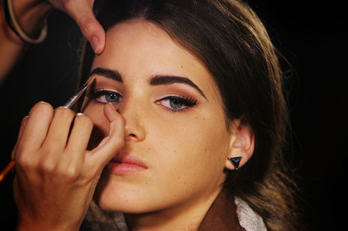 Strong dramatic brows are perfect for fall.