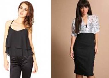 Tapered trousers with a camisole style top or a pencil skirt with a sparkly blouse are comfortable, casual options. (Photo: Discover Media)