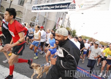 The 2012 AIDS Walk Washington. (Photo: Ward Morrison/Metro Weekly)