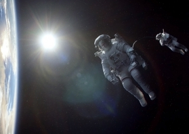 Gravity with Sandra Bullock and George Clooney held on to number one last weekend. (Photo: Warner Bros.)