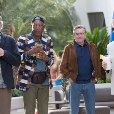 Kevin Kline, Morgan Freeman, Robert DeNiro and Michael Douglas star in Last Vegas. (Photo: CBS Pictures)