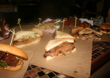 A sampling of the dishes at DCity Smokehouse. (Photo: Mark Heckathorn/DC on Heels)