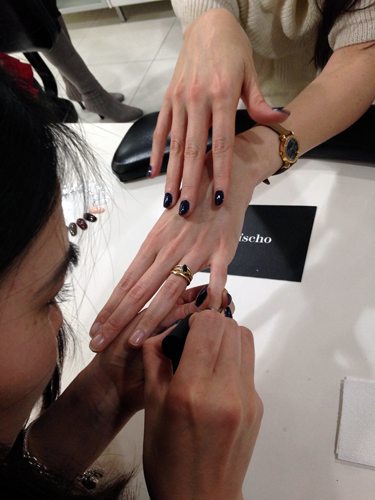 Manicure with #NYFW - a nail polish coup de coeur (Photo: Lia Phipps/DC on Heels)