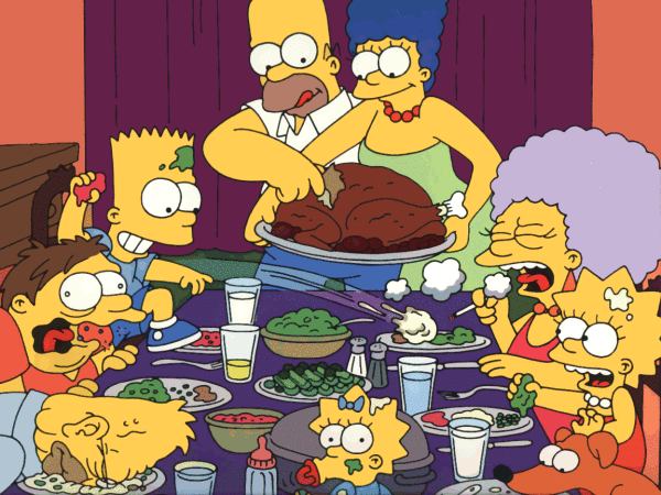 Have fun before the family this Wednesday before Thanksgiving (Photo: Simpsons)