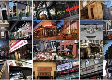 The restaurants of 14th Street NW. (Photo: Luis Gomez)