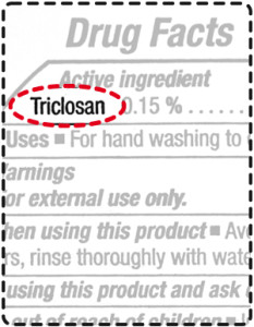Chemicals added to antibacterial soaps, such as triclosan, are listed on the Drug Facts label. (Photo: Food and Drug Administration)