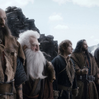 Graham McTavish as Dwalin, left, Ken Stott as Balin, Martin Freeman as Bilbo, Richard Armitage as Thorin and William Kircher as Bifur in a scene from The Hobbit: The Desolation of Smaug. (Photo: Warner Bros.)