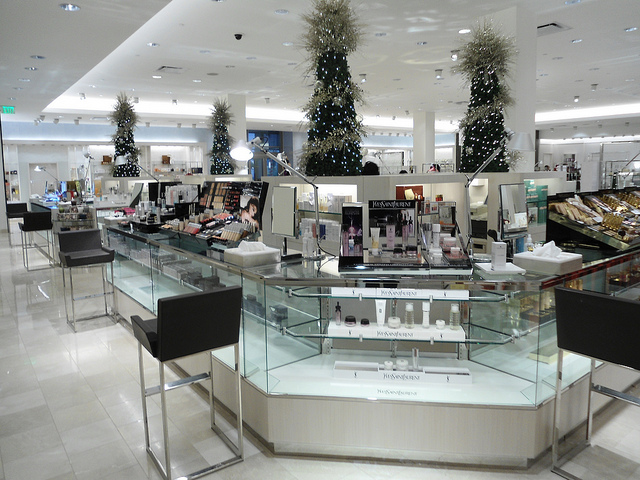 The cosmetics department at the Neiman-Marcus in Bellvue, Wash. (Photo: Patricksmurphy/Flickr)