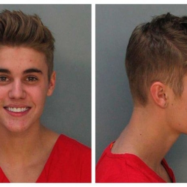 Justin Bieber's mug shot (Photo: Miami-Dade Corrections and Rehabilitation Department)