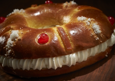 Jaleo's Roscon de Reyes cake, (Photo: Greg Powers)