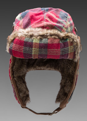 True Religion plaid flannel trapper hat in red $125 (Photo: Revolve Clothing)