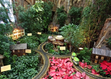 The model railroad displace at the U.S. Botanic Garden. (Photo: dcphotograhper)