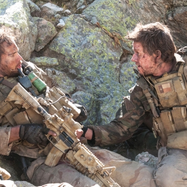 Taylor Kitsch, left, and Mark Wahlberg play Navy SEALs in Lone Survivor. (Photo: Gregory R. Peters/Universal Pictures)