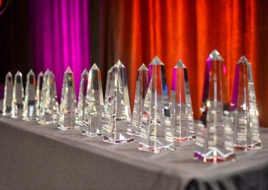 Rammy Awards line a table waiting to be presented. (Photo: Gearshift TV)