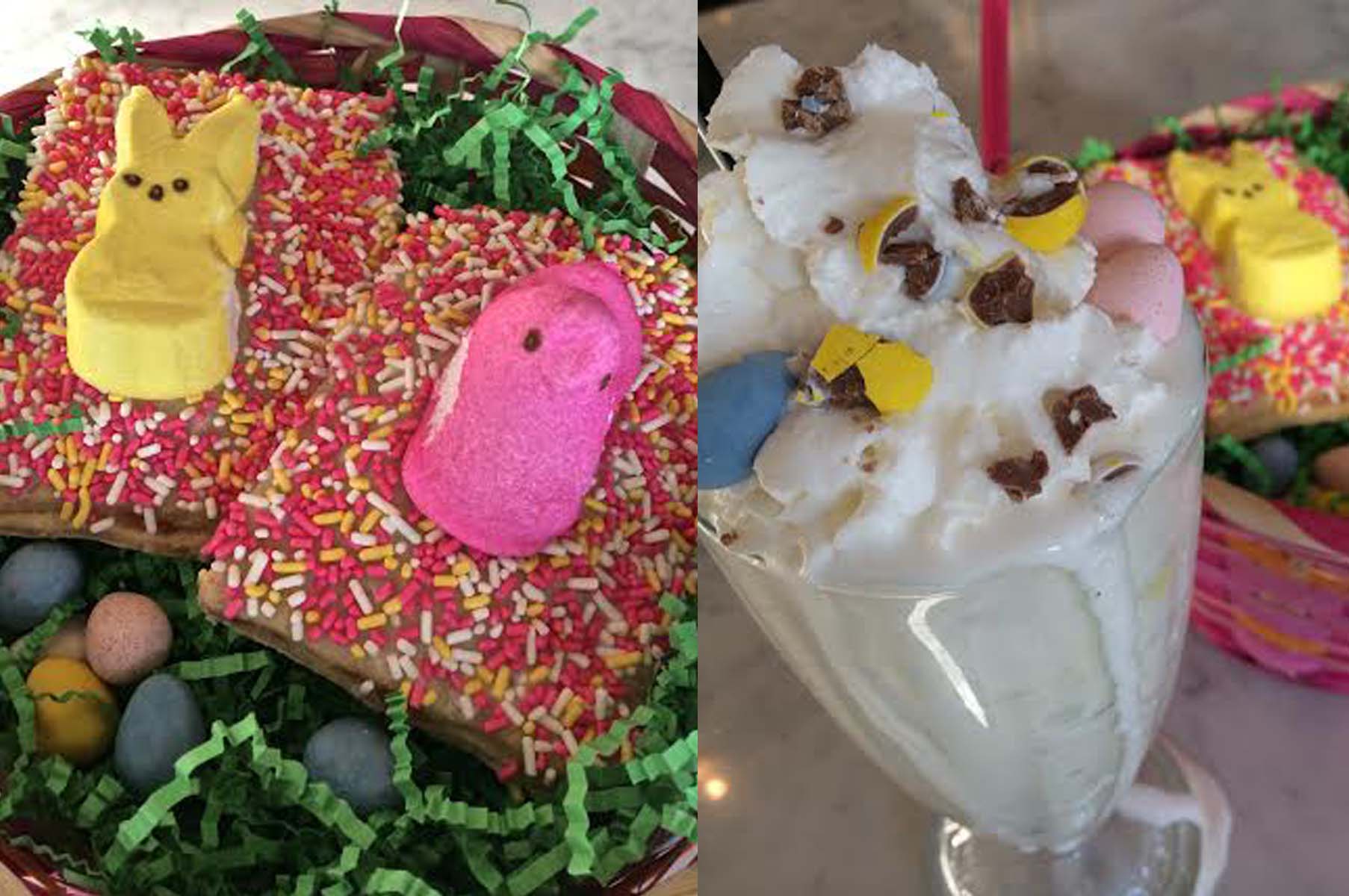 Ted's Bulletin is offer Peep Tarts and Robin's Egg shakes for Easter. (Photos: Ted's Bulletin)