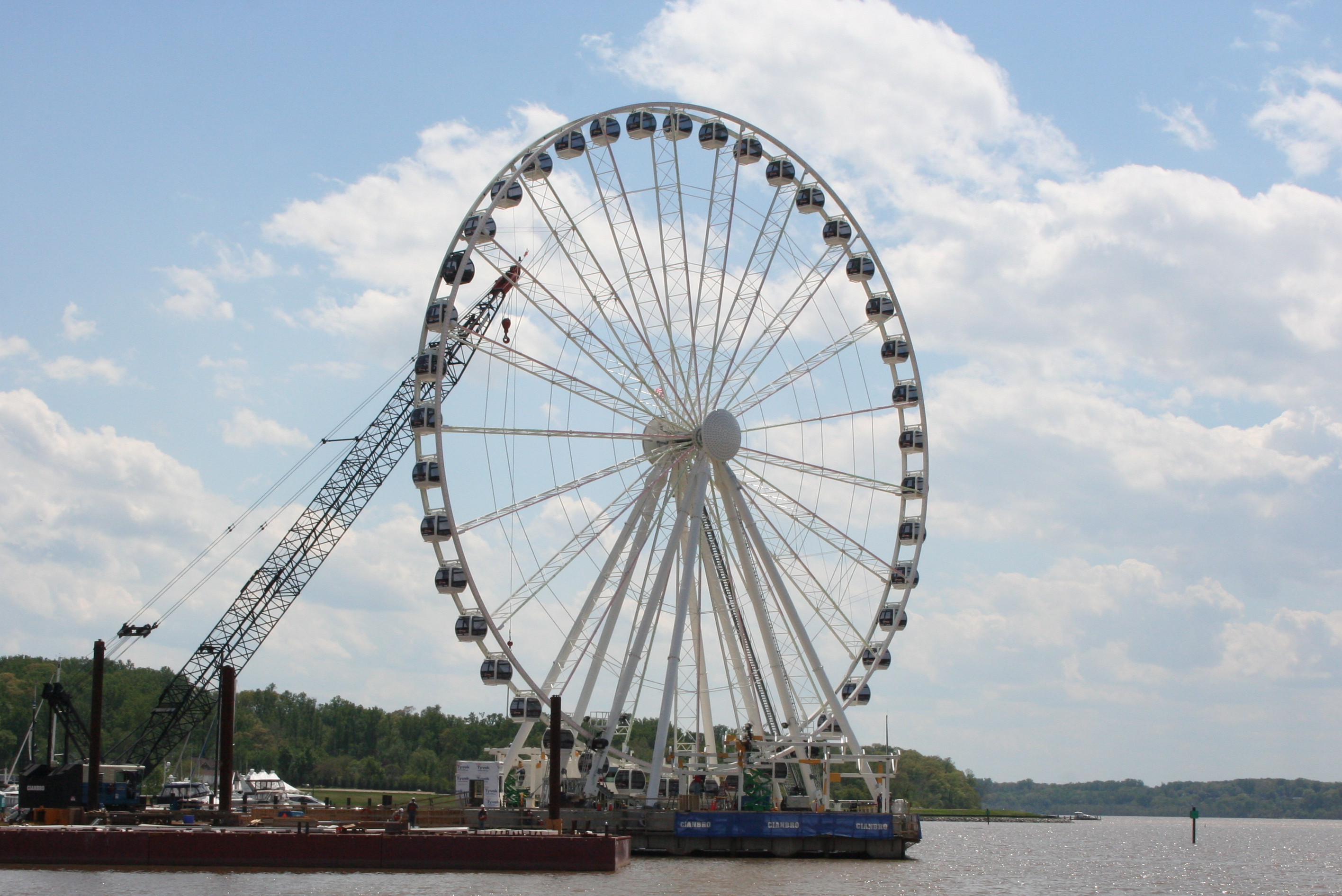 The Capital Wheel at National Harbor opens at 11 a.m. Friday, May 23. (Photo: Mark Heckathorn/DC on Heels)
