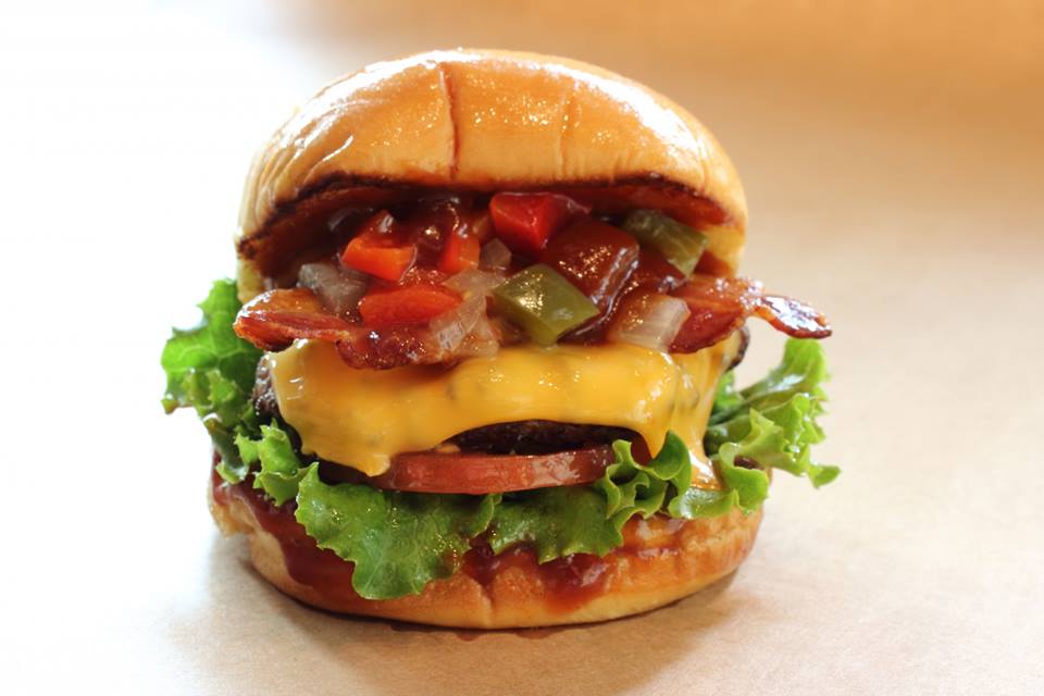 City Burger's new pit stop burger. (Photo: City Burger/Facebook)