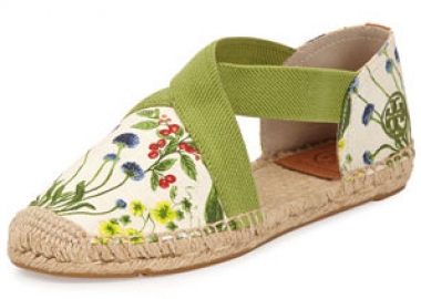 Tory Burch Catalina Strappy Printed Espadrille Flat, $125 (Photo: Cusp)