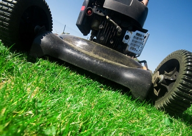 According to the American Academy of Pediatrics Orthopedic Society, children allowed to mow the lawn should be at least 12 years old if operating a push mower or at least 16 if using a ride-on mower. (Photo: Penn State)
