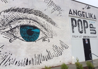Angelika film center opened a pop-up movie theater in the Union Market District Friday that will show indie and arts films until its permanent space is ready in 2015. (Photo: Stephanie Merry/Washington Post)