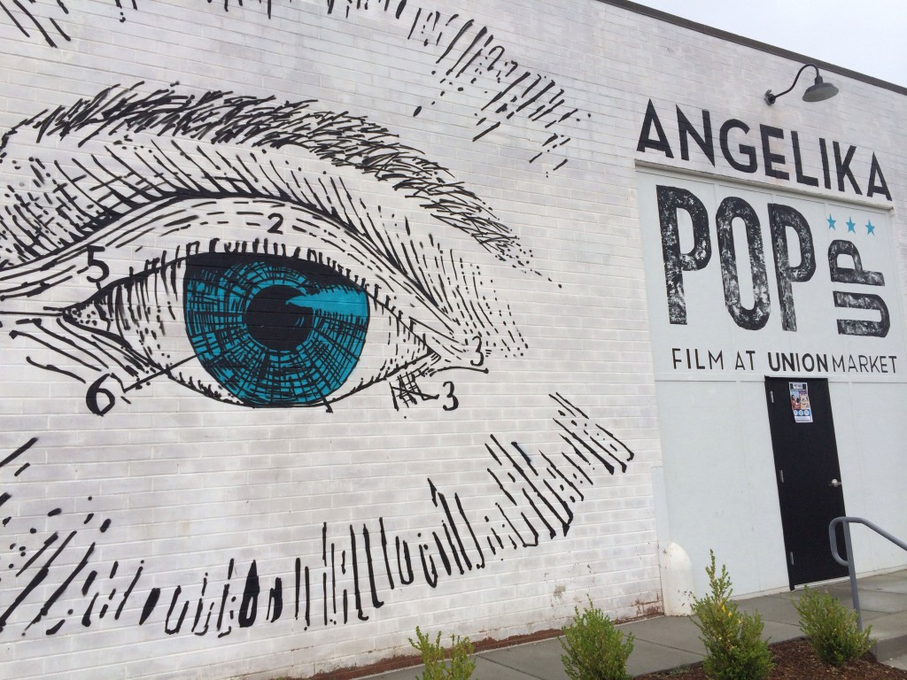 Angelika film center opened a pop-up movie theater in the Union Market District Friday that will show indie and arts films until its permanent space is ready in 2015. (Photo: Stephanie Merry/Washington Post)