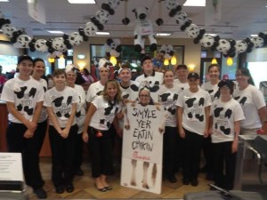 Dress up like a cow and get a free meal at Chick-fil-A. (Photo: Chick-fil-A)