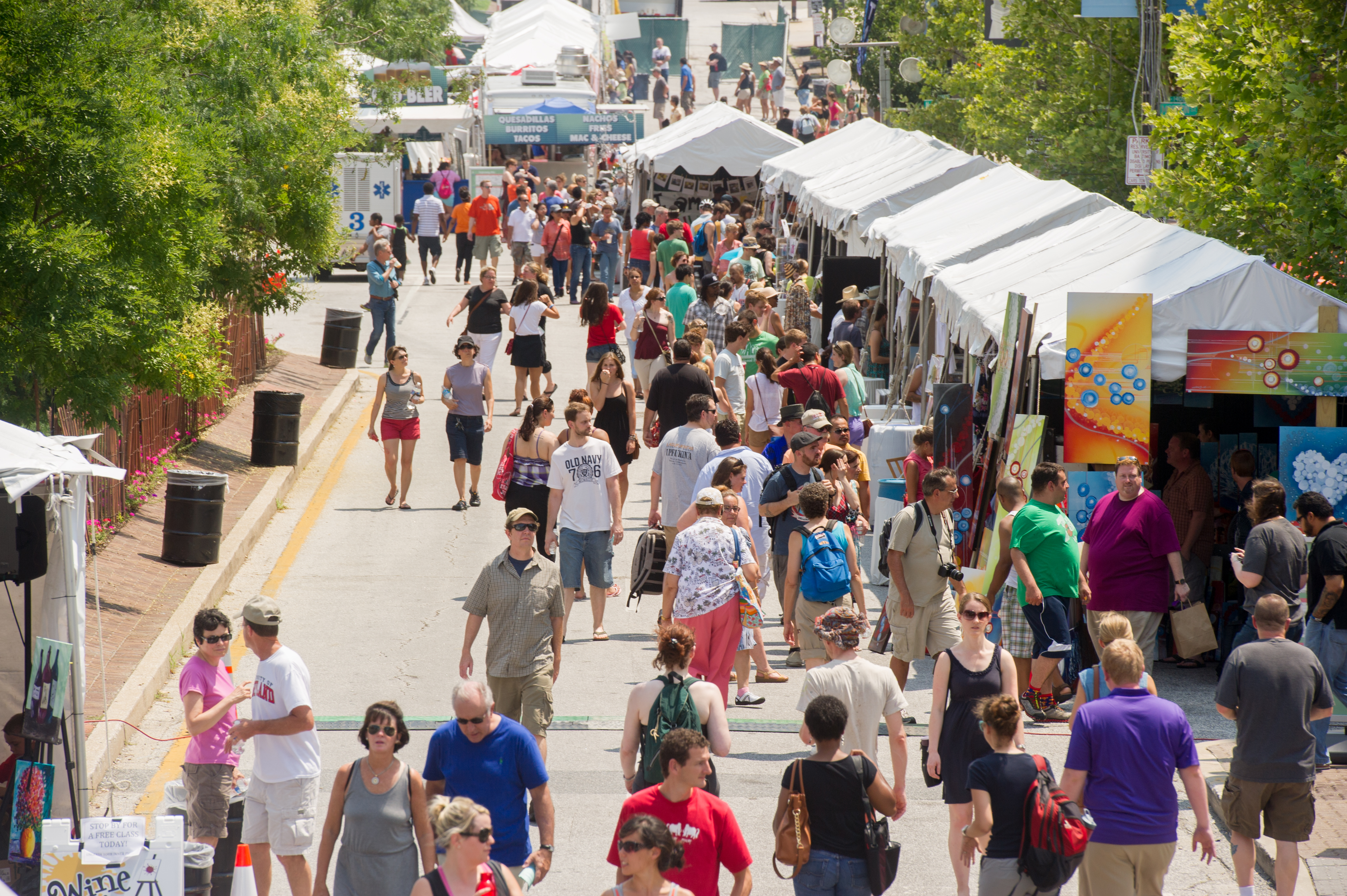 Artscape returns to Baltimore's Mount Vernon neighborhood all weekend with more than 150 artists. (Photo: Artscape)