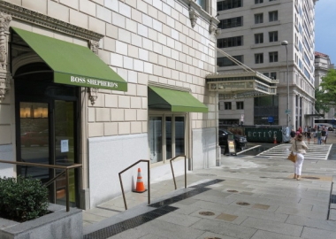 Boss Shepherds open Monday in the former John Harvard's Brew House next to the Warner Theatre. (Photo: Popville)