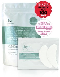 Skyn Iceland Hydor Cool Firming Eye Gels will ensure a smooth flight--for your eyes, that is (Photo: Skyn Iceland)