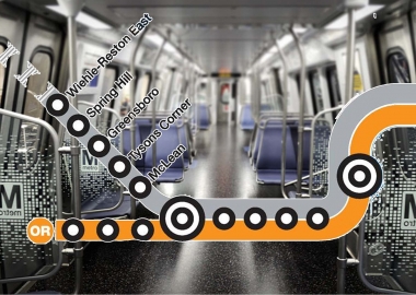 Five new stations on Metro's Silver Line open on July 26. (Graphic: Mark Heckathorn/DC on Heels)