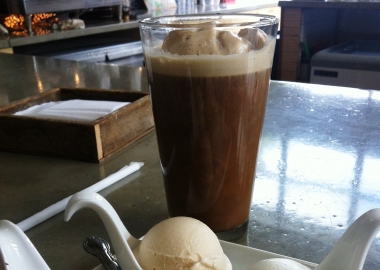 Coffee float and gelato sampler from Dolcezza. (Photo: Lanna Nguyen/DC on Heels)