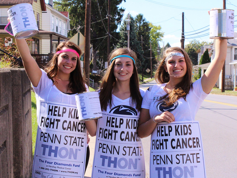 Every year Penn State students raise money to help kids fight cancer.  (Photo: Penn State)