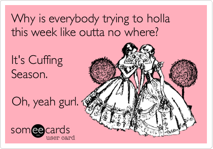 Cuffing is in the air! (Photo: Michelle2081681/someecards)
