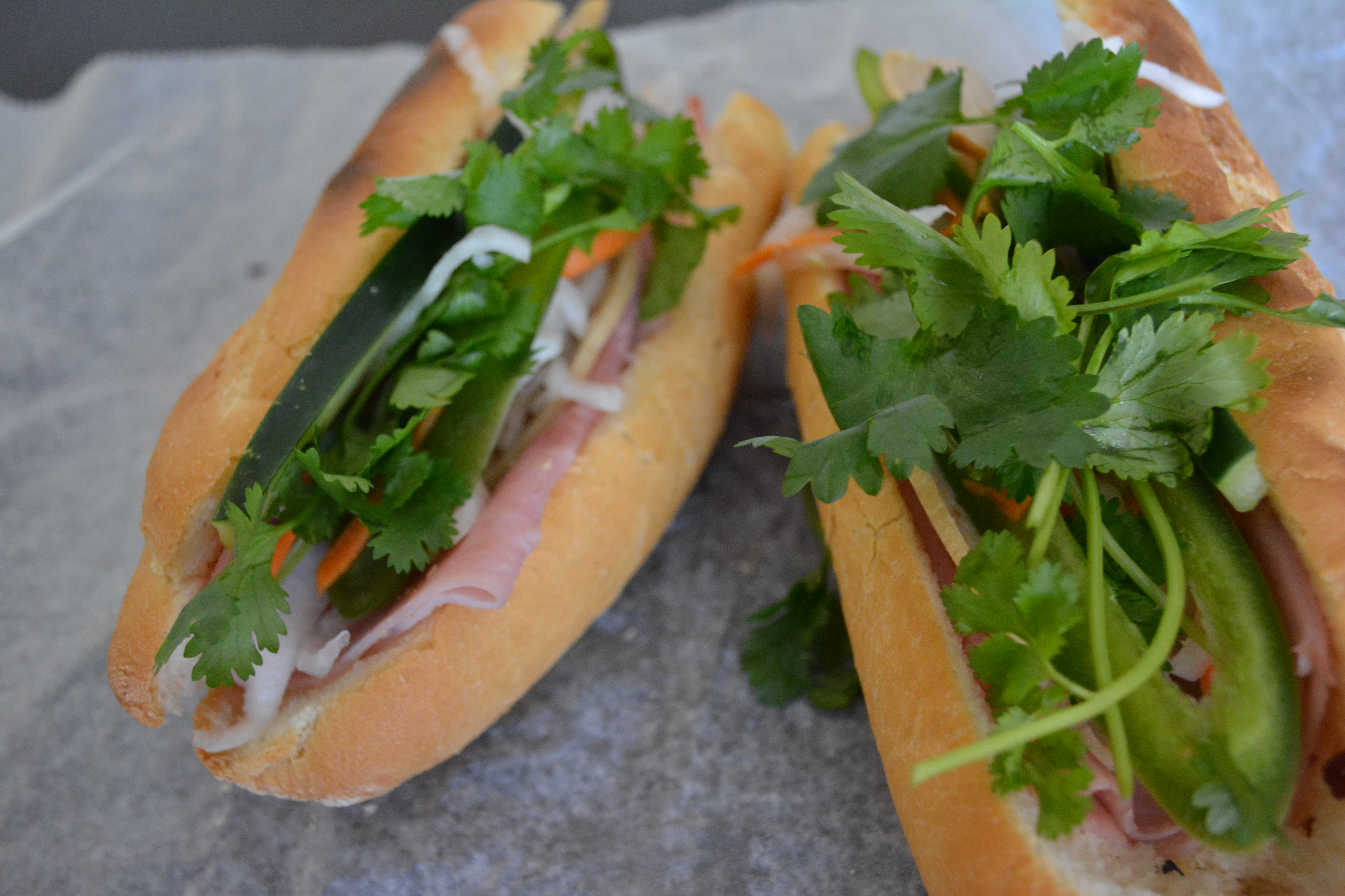 Pate and ham banh mi from Seven Corners' Banh Mi So 1. (Photo: Lanna Nguyen/DC on Heels)