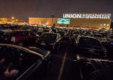 The drive-in returns to Union Market this month with Rushmore tonight. (Photo: Union Market)